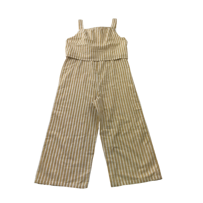 Tu 12-13 years yellow and white stripy jumpsuit