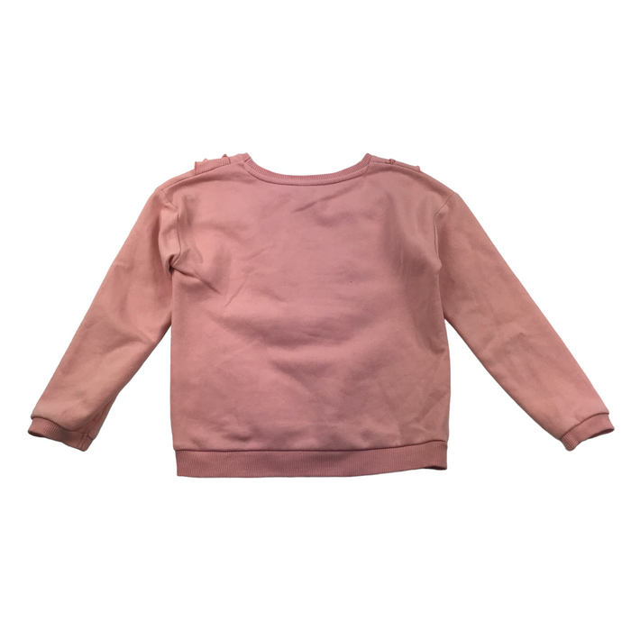 Tu 6 years pink frill detail sweater