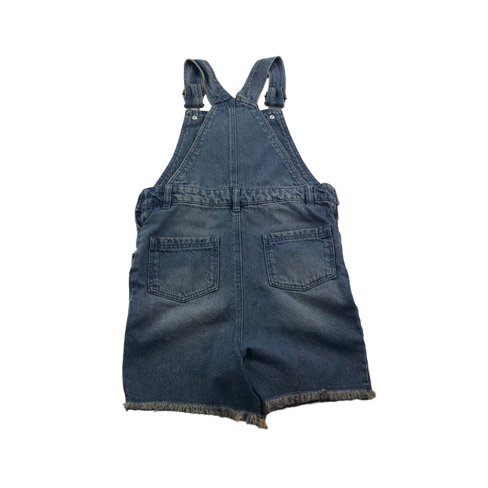 Tu 7-8 years blue denim dungaree shorts