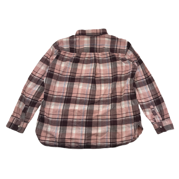Uniqlo men's XL pink checked shirt