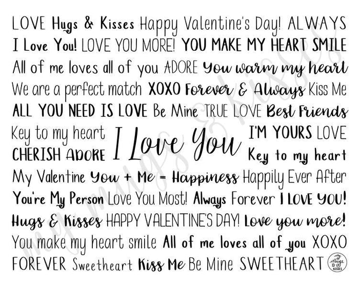 Valentine's Day Digital Download