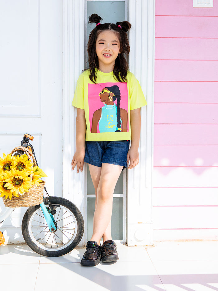 VITAMINS LOOSE FITTING BERMUDA SHORTS