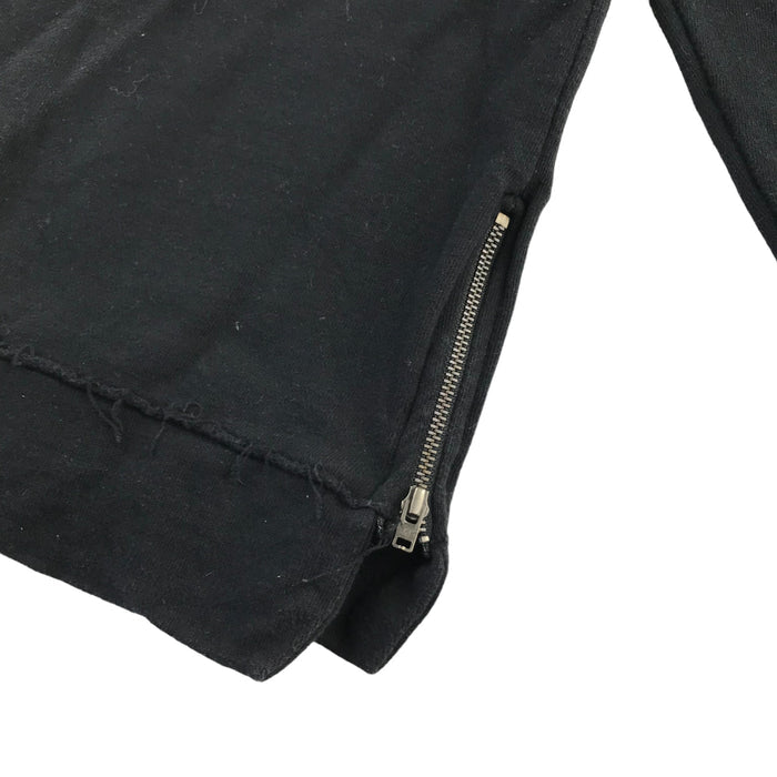Zara 6 years black USA flag with embroidered patches cotton hoodie