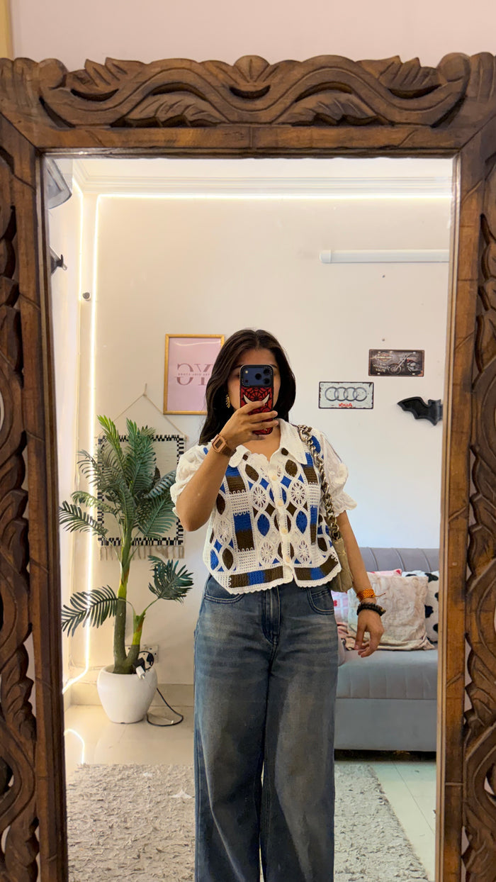 102 Cute retro top 30-34 bust
