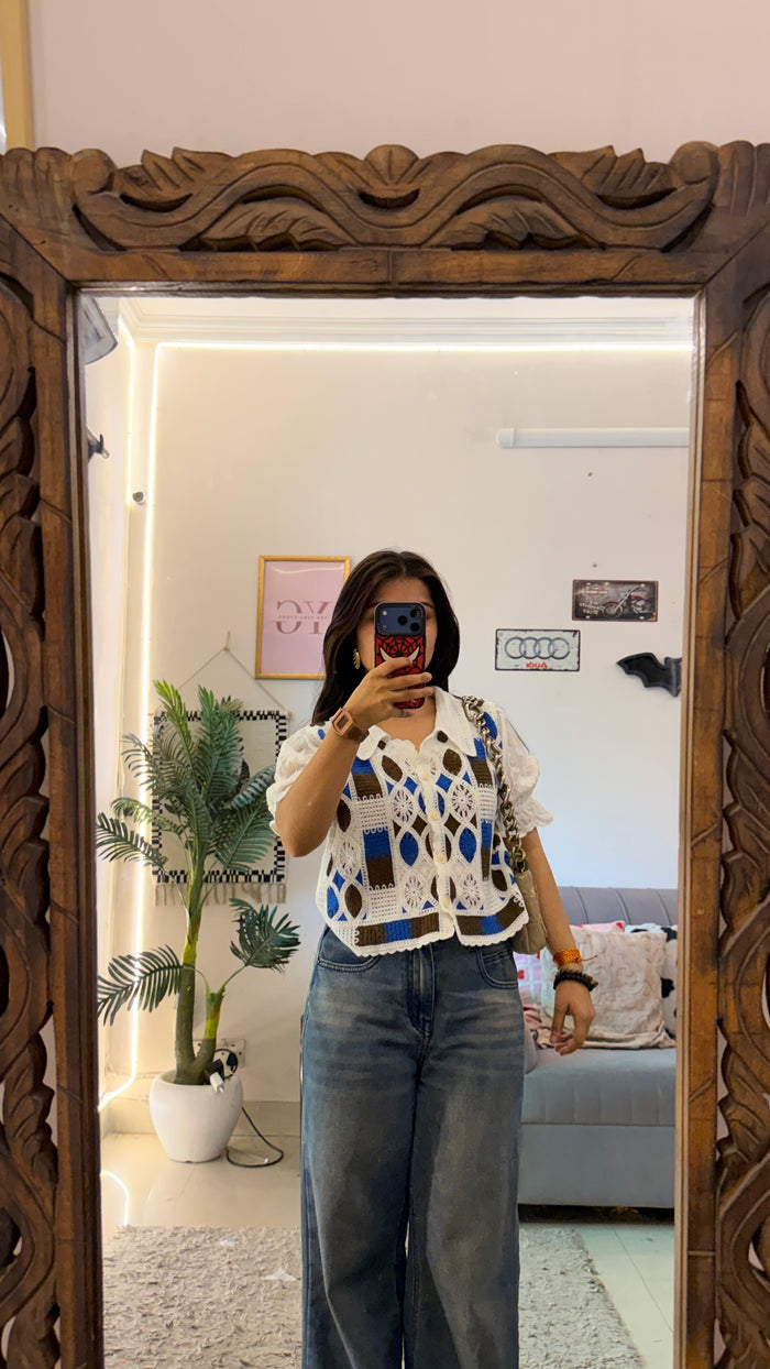 102 Cute retro top 30-34 bust