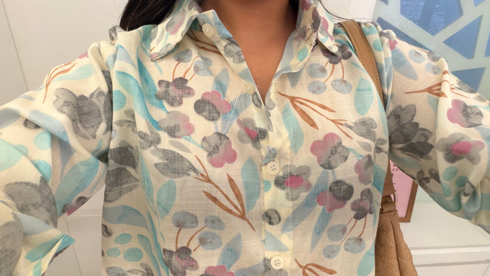 112 cute summer top M-L