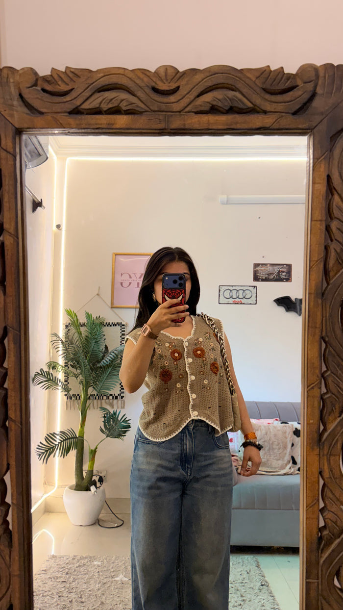 122 Vintage Top ( saiyaara movie top) 30-34 bust