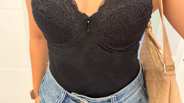 124 cute summer bodysuit 30-33 bust