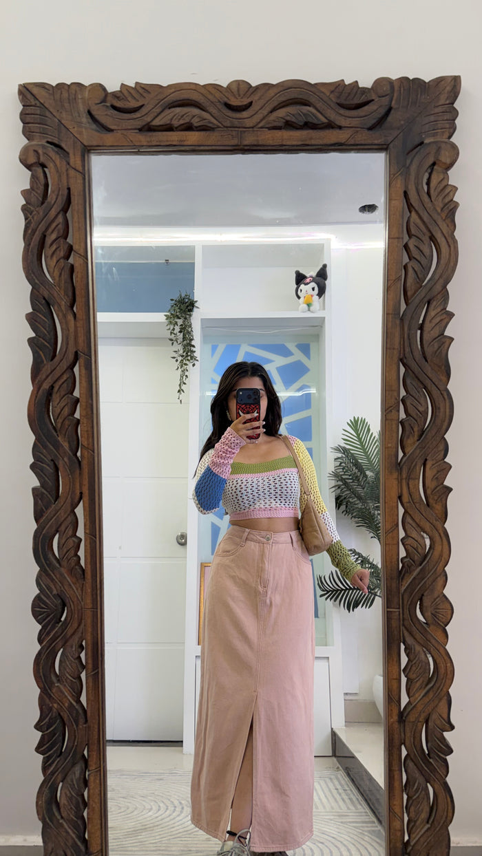 14 Pinterest Denim Skirt 30 waist/l:33