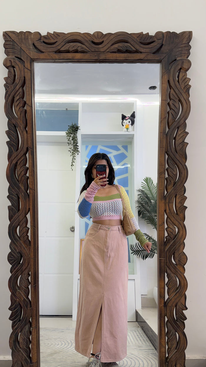 14 Pinterest Denim Skirt 30 waist/l:33