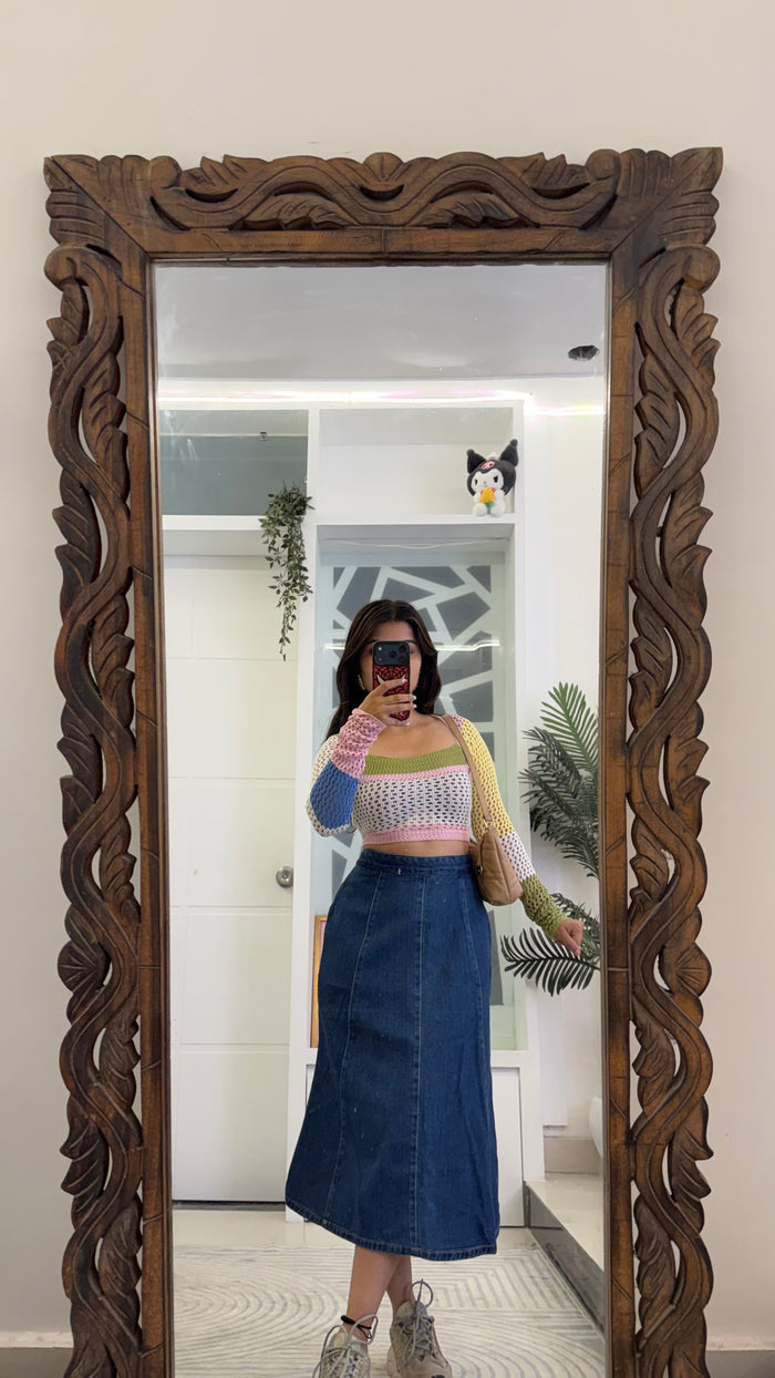 15 Pinterest Denim Skirt 29 waist/l:27