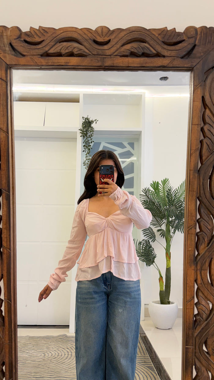 152 cute summer top 28-34 bust