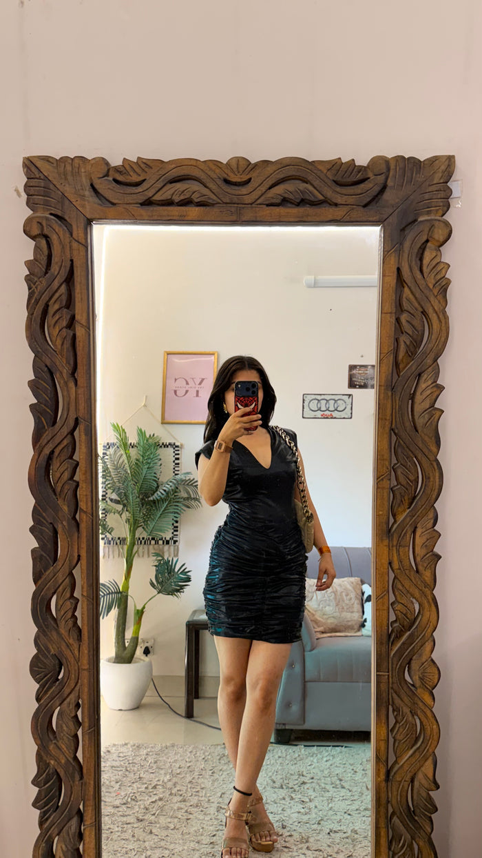 153 leather look Summer Dress28-30bust/32L