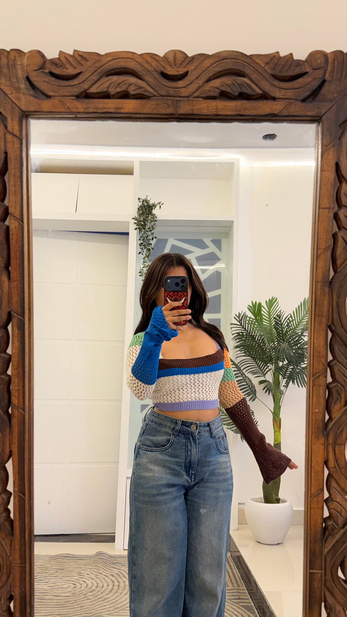 155 cute summer top 34-36 bust