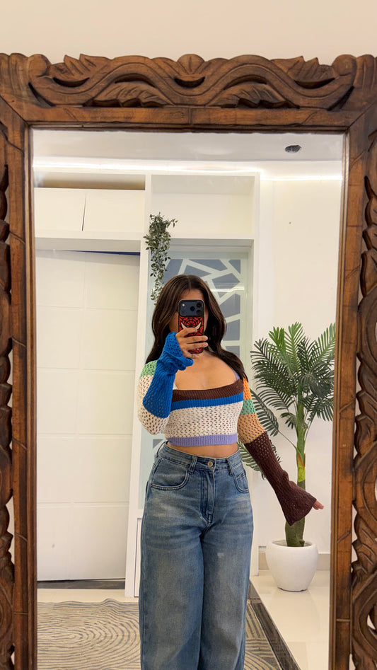 155 cute summer top 34-36 bust