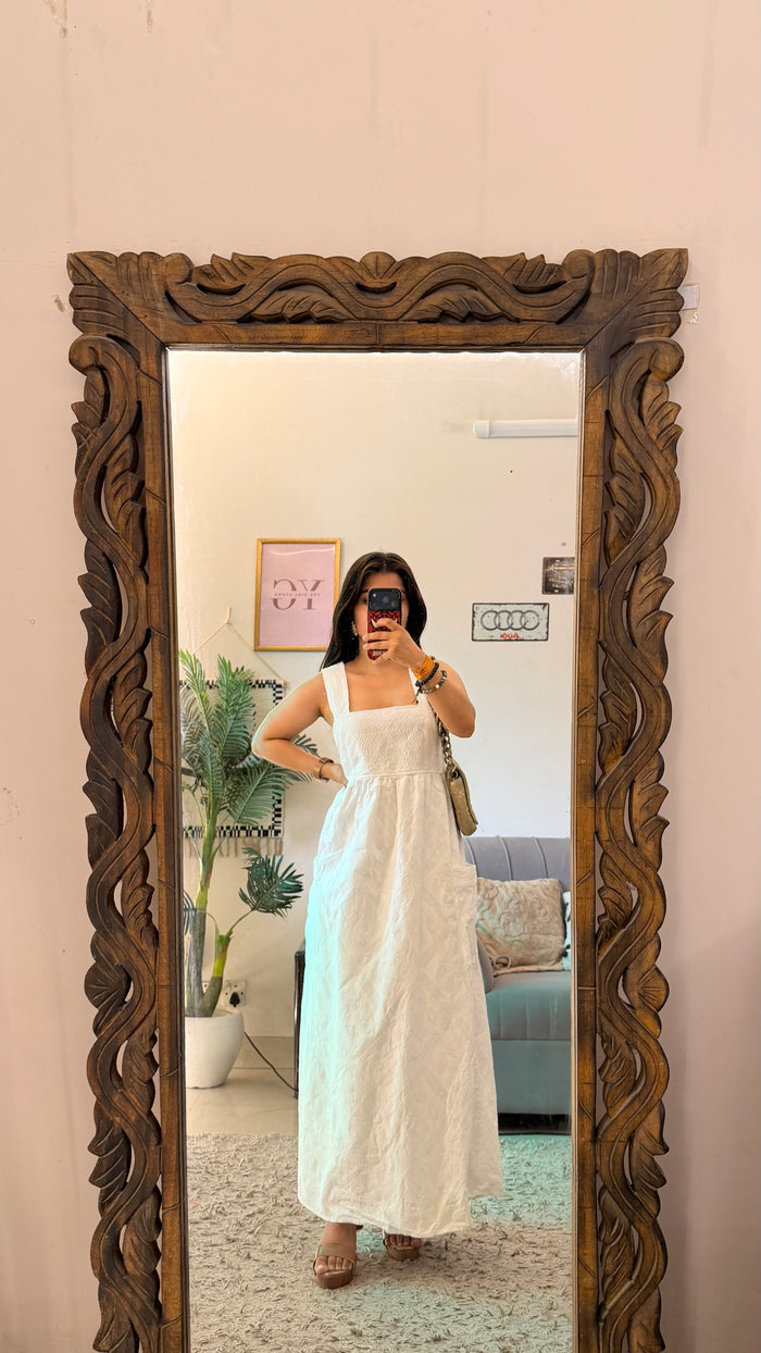 157 classy summer dress FREESIZE/47L