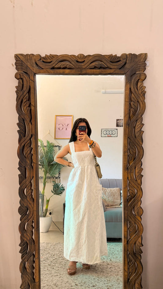 157 classy summer dress FREESIZE/47L