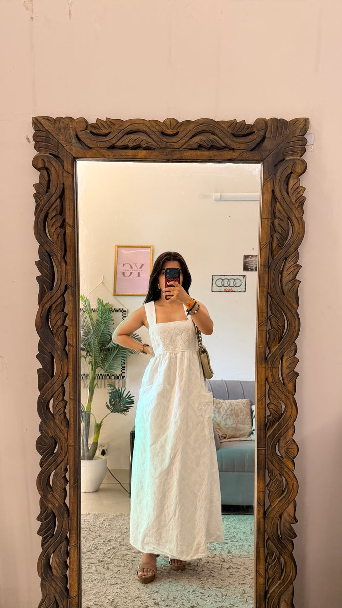 157 classy summer dress FREESIZE/47L