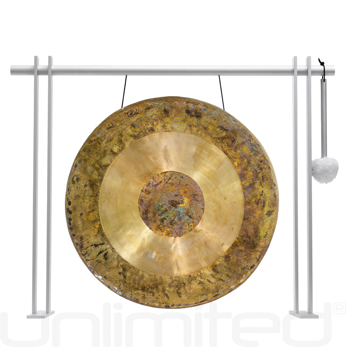 16" Chinese Gongs on the Pretty Planar Gong Stand
