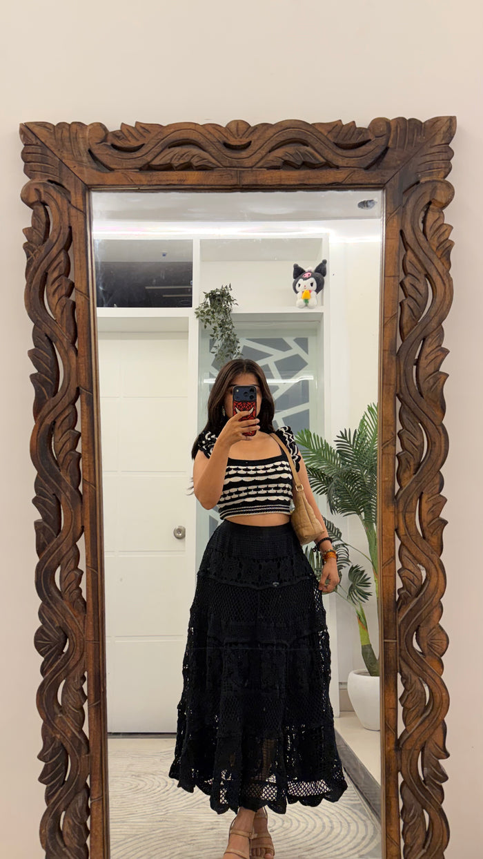 18 Crochet Skirt 26-28 waist/l: 30