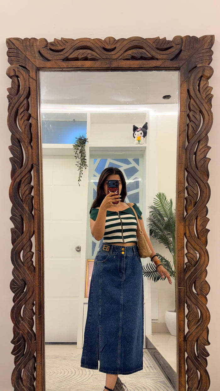 2 Pinterest Denim Skirt 31 waist/l:30
