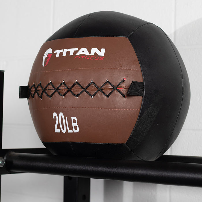20 LB Soft Leather Medicine Wall Ball