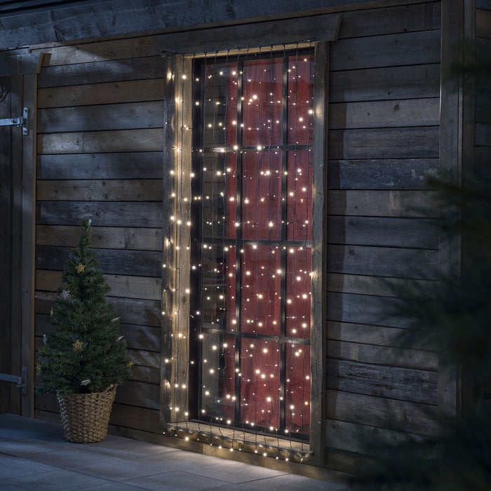 208 LED Warm White Curtain Light
