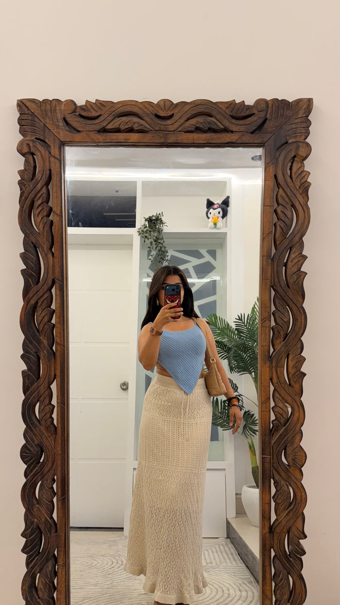 21 classy crochet skirt 26-31 waist/l: 38