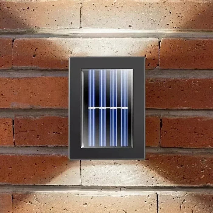 3 Pcs Solar Pathway Lights Wall Mounted