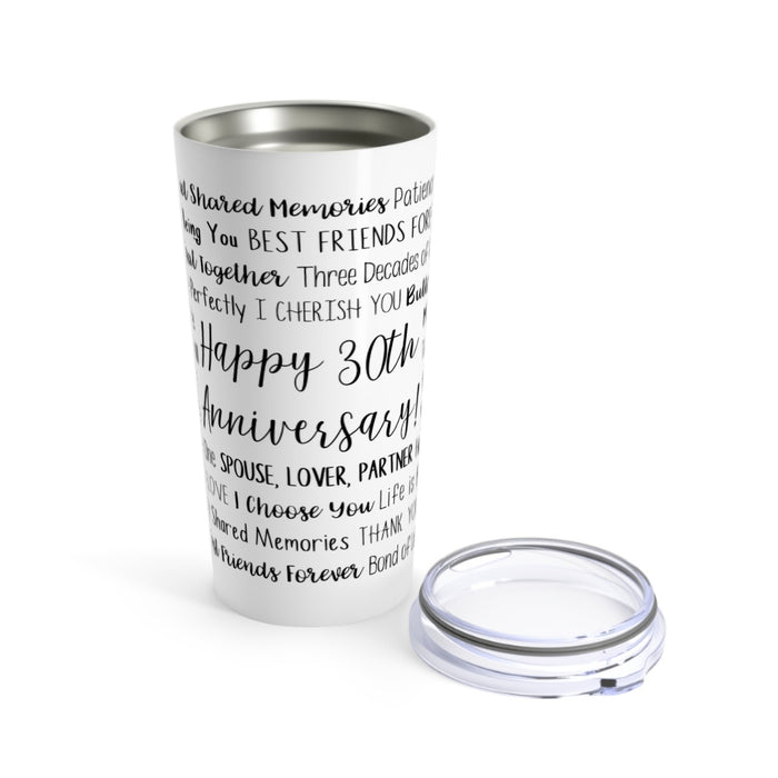 30th Anniversary Tumbler