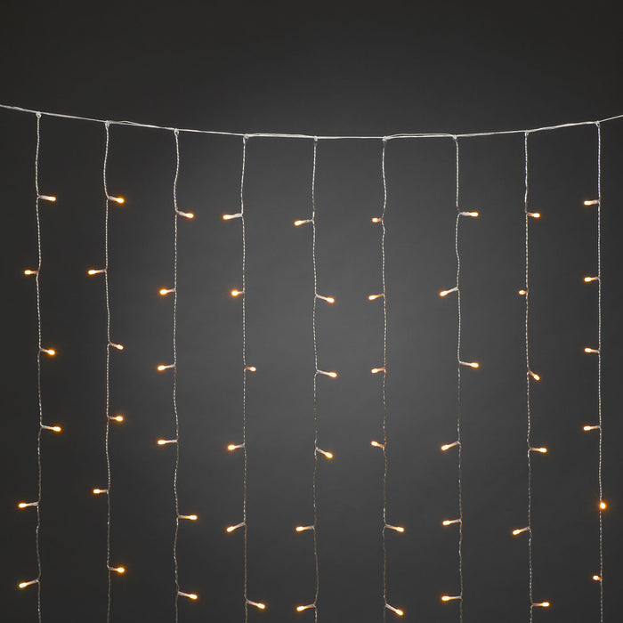 320 LED Frosted Amber Light Drop Curtain