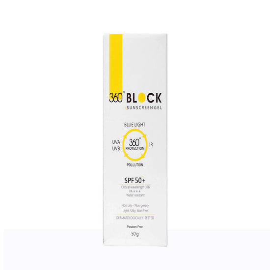 360 Block Sunscreen Gel spf 50+, 50gm