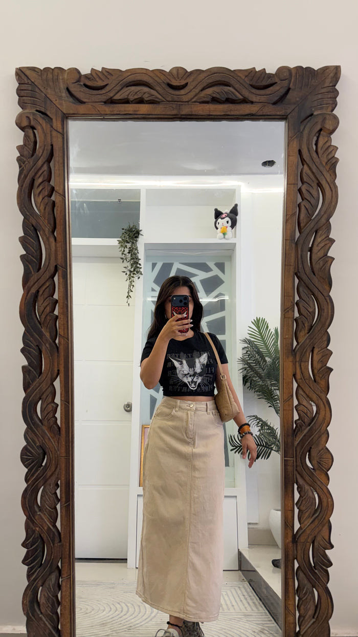 38 Pinterest Denim Skirt 30 waist/l:32