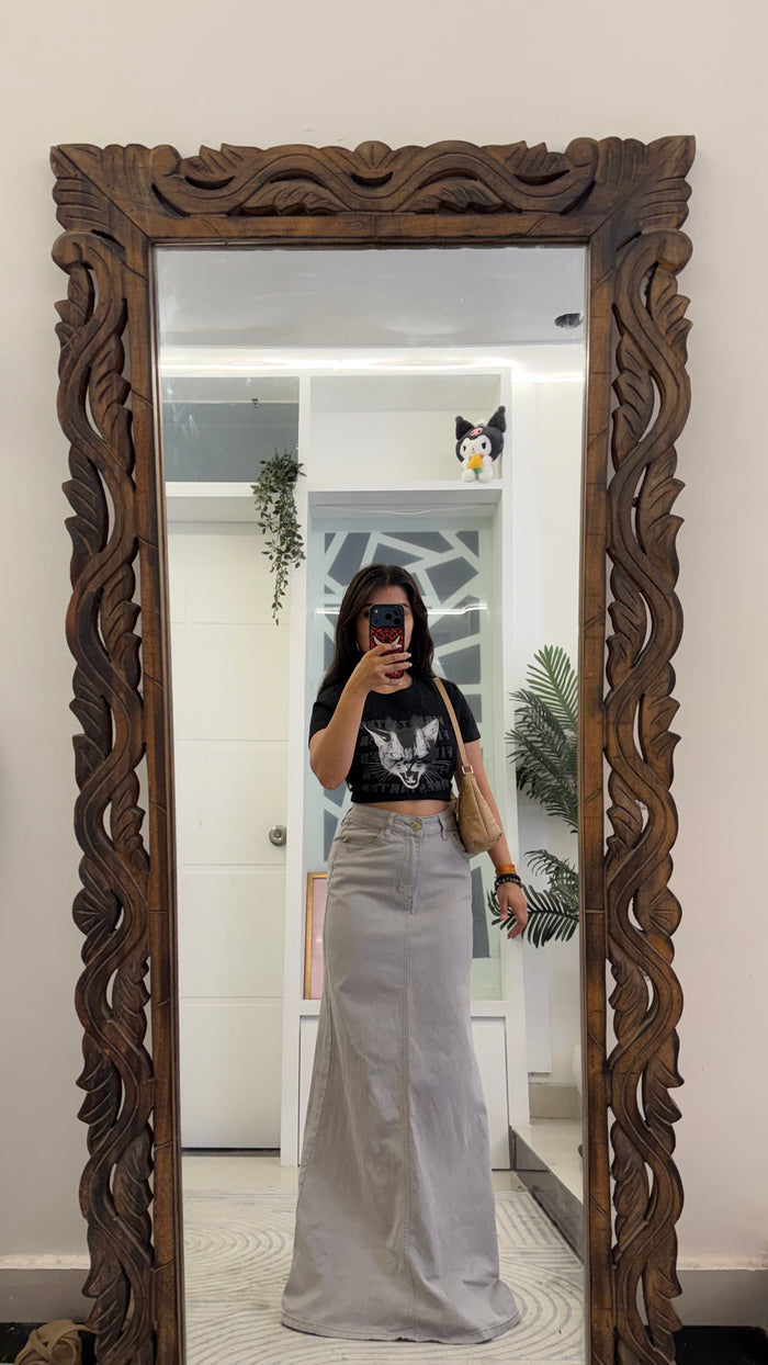 39 Pinterest Denim Skirt 28 waist/l:41
