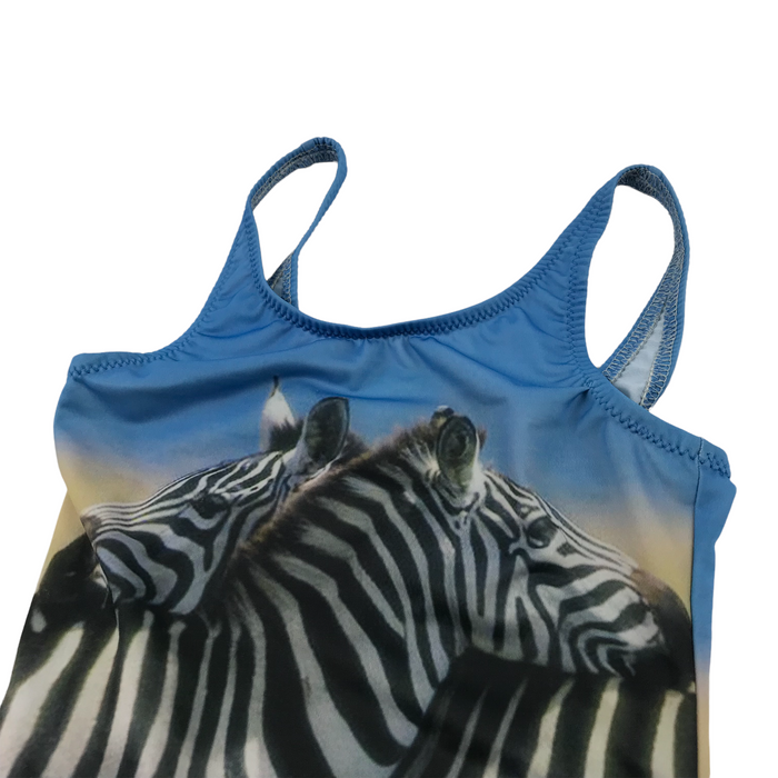 4-5 years blue zebra swimsuit