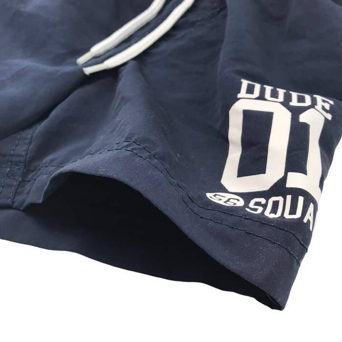 4-5 years navy blue dude swim trunks