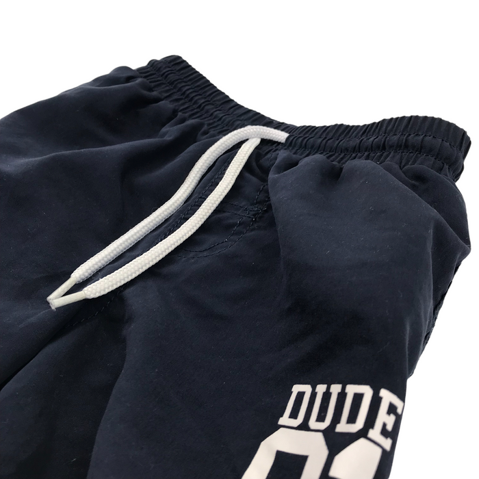 4-5 years navy blue dude swim trunks
