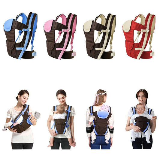 4-in-1 Newborn Baby Carrier With Breathable Ergonomic Adjustable Backpack - Until Times Up