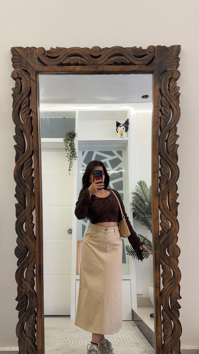 40 Denim Skirt 28 waist/l:30