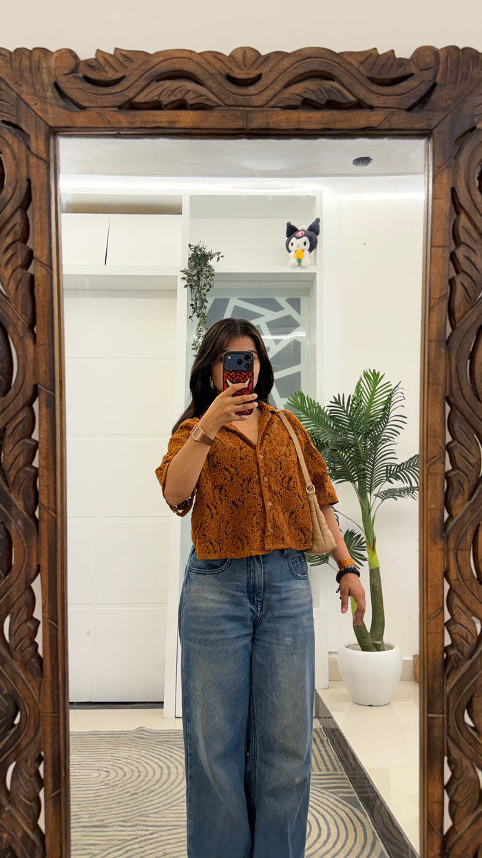 42 summer velvet touch shirt S-M