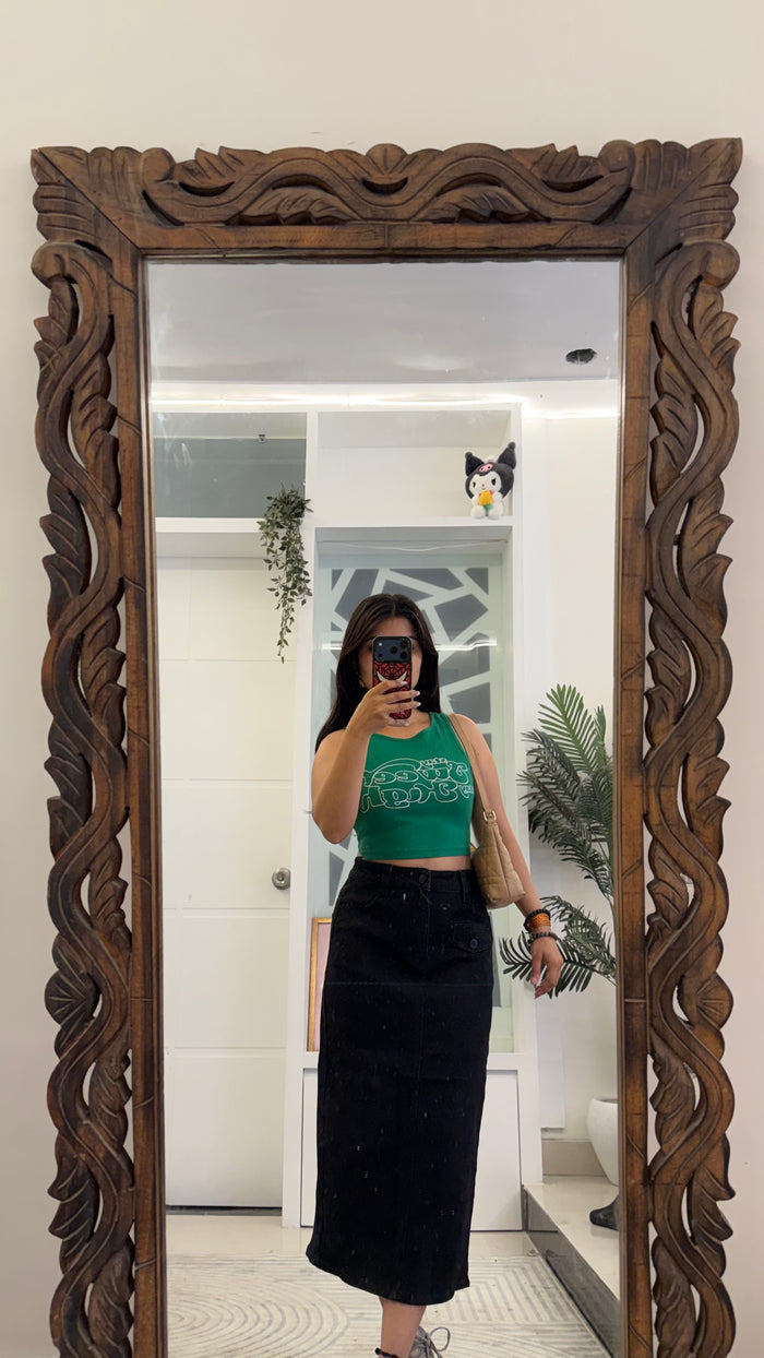 44 Denim Skirt 28 waist/l:30