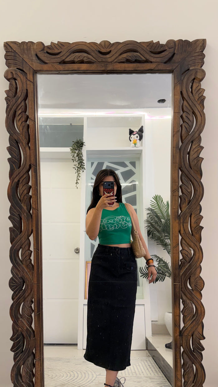 44 Denim Skirt 28 waist/l:30