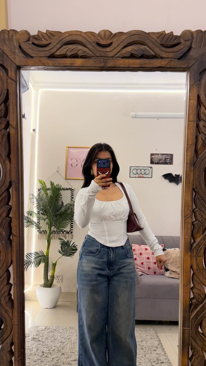 45 Summer Top thrifted 28-32 bust