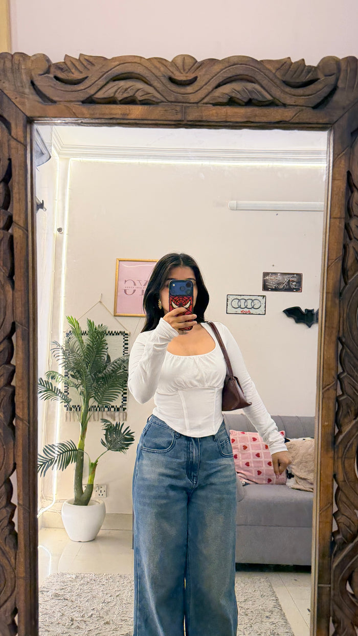 45 Summer Top thrifted 28-32 bust