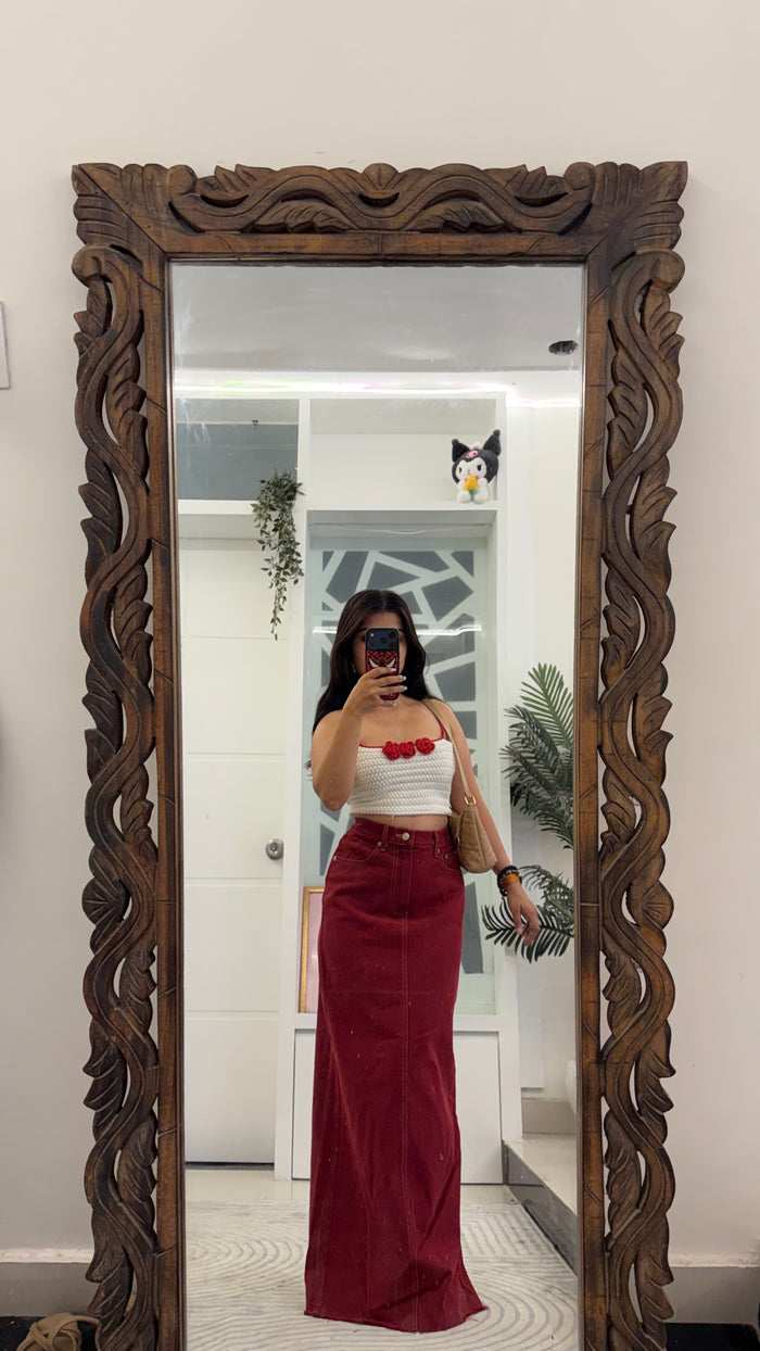 46 Denim Skirt 30 waist/l:39