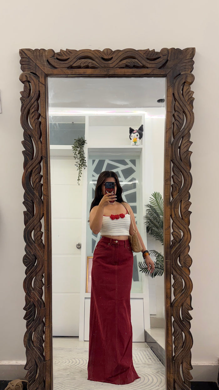46 Denim Skirt 30 waist/l:39