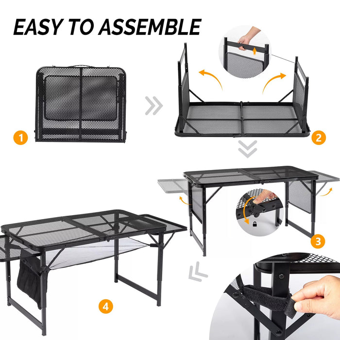 4.7 Ft Portable Folding Grill Table