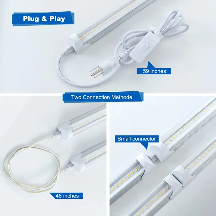 4FT 6 Pack LED Shop Light