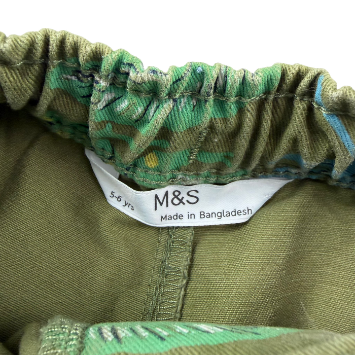 5-6 years green grey shorts bundle