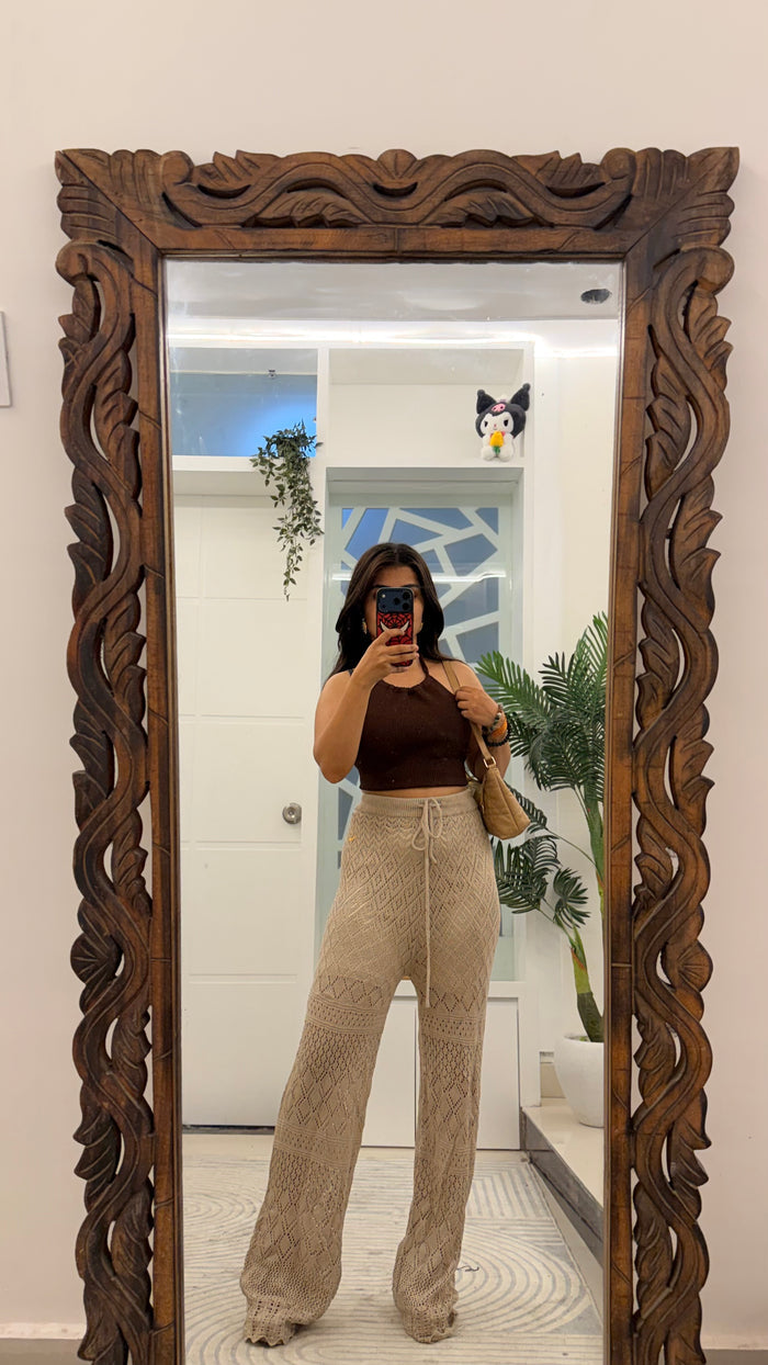 52 Summer crochet pants 28-32 waist/l: 43